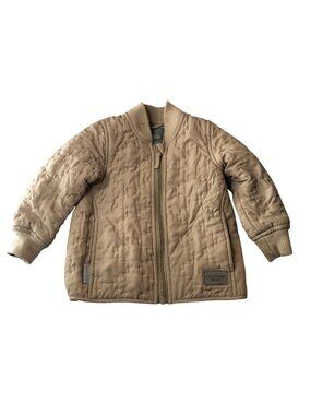 MarMar Copenhagen Toddlers Quilted Outdoor Jacket Beige 1½Y Warm Zip-Up